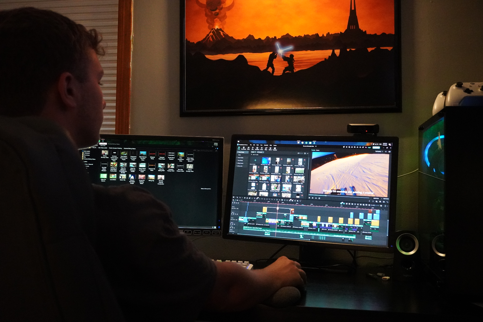 Harel Rotem editing video